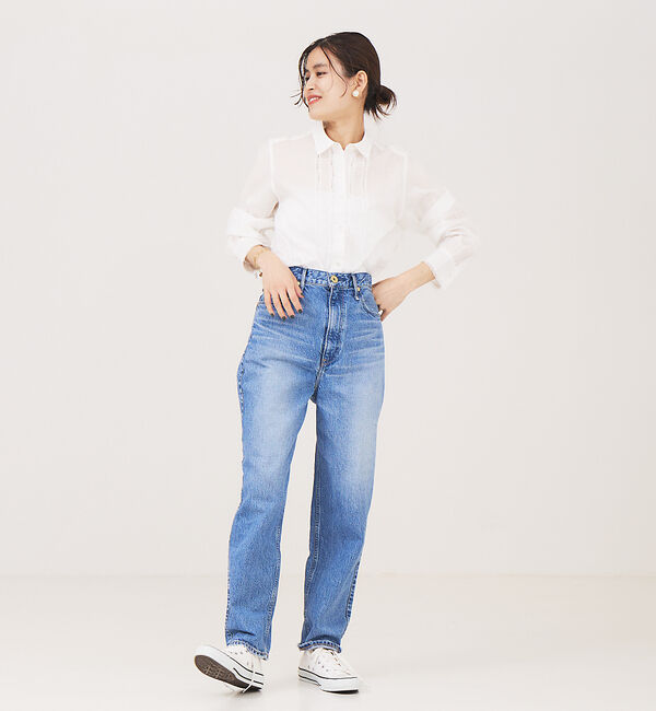 Rouge vif「袖チュールレースシャツ」|シャツ・ブラウス|