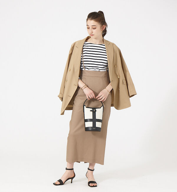 Rouge vif「【CHANTE CLAIR/シャントクレール】ボーダーロンT」|Tシャツ・カットソー|