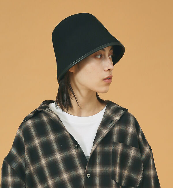 Rouge vif「【RUBEN/ルーベン】フェルトダウンハット / RUS-8134」|その他|ブラック