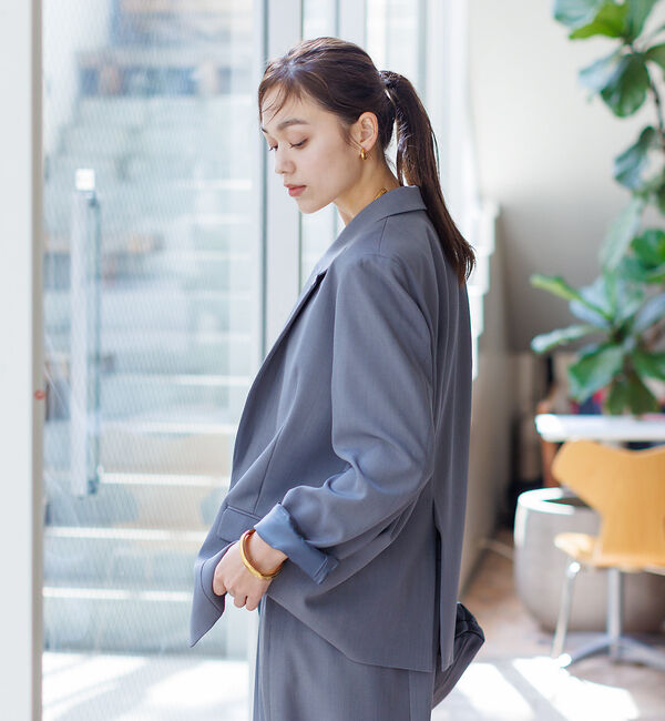 Rouge vif「【セットアップ対応】 シングルテーラードジャケット」|テーラードジャケット|