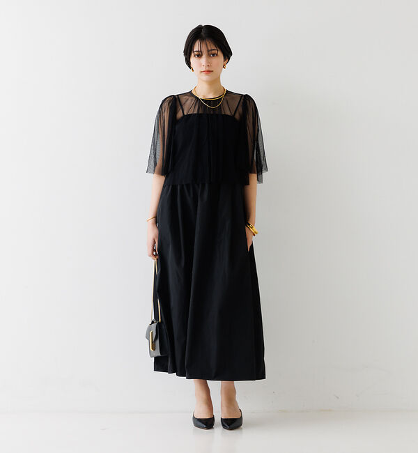 Rouge vif「チュールセット2WAY フレアワンピース」|ワンピース|