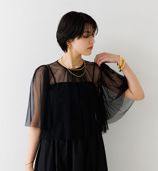 Rouge vif「チュールセット2WAY フレアワンピース」|ワンピース|