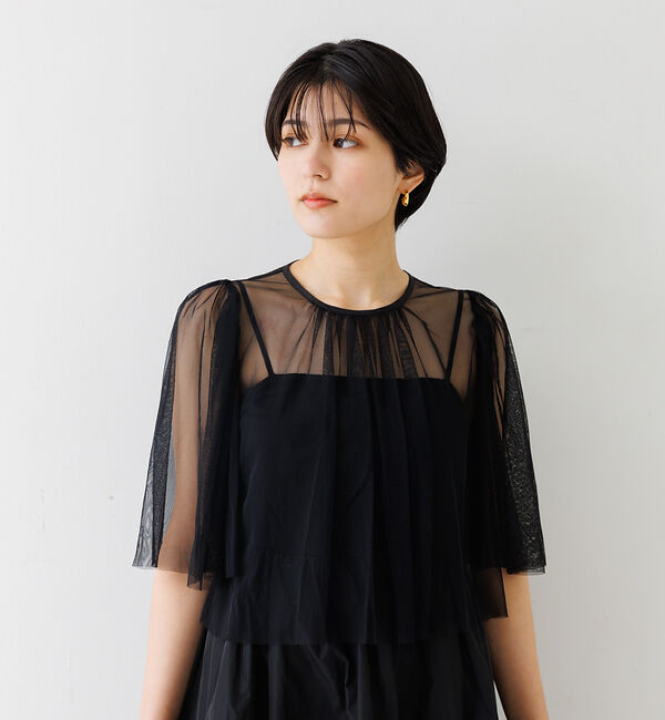 Rouge vif「チュールセット2WAY フレアワンピース」|ワンピース|