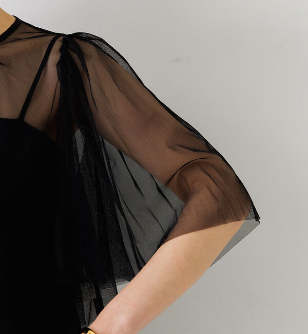 Rouge vif「チュールセット2WAY フレアワンピース」|ワンピース|