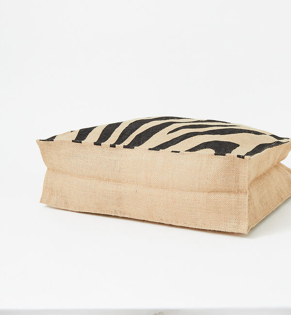 Rouge vif「【Maison Bengal/メゾンベンガル】ゼブラ柄ジュートバッグ」|トートバッグ|