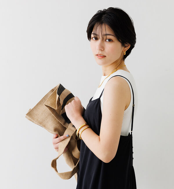 Rouge vif「【Maison Bengal/メゾンベンガル】ゼブラ柄ジュートバッグ」|トートバッグ|