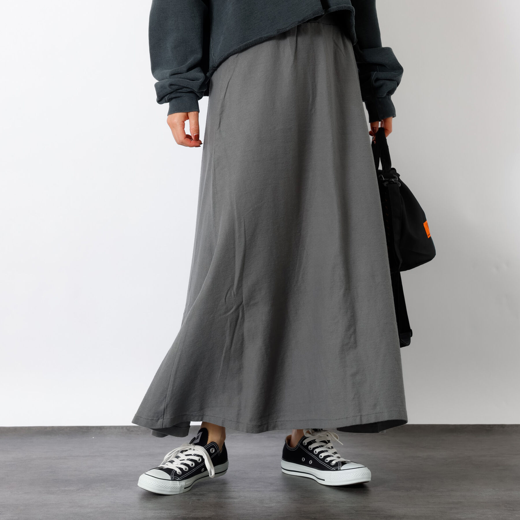 Rouge vif「【GREY CHORD /グレーコード】フレアスカート / ANNA」|スカート|グレー