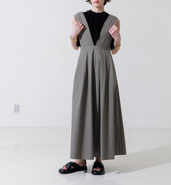 Rouge vif「ウエストタックジャンパースカート」|スカート|