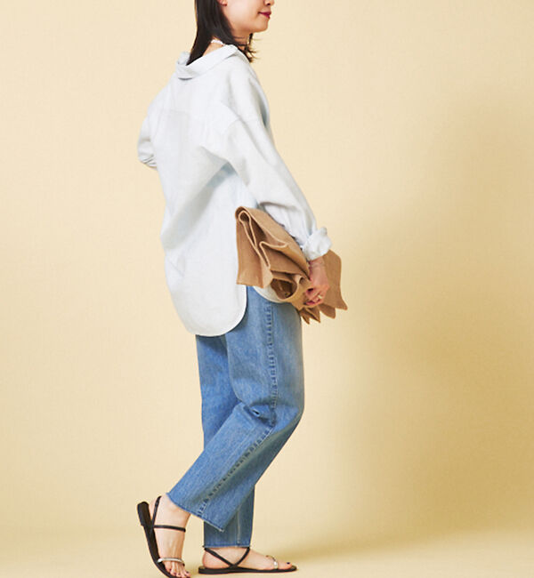 Rouge vif「綿麻レギュラー ナチュラルシャツ」|シャツ・ブラウス|