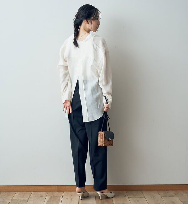 Rouge vif「ウエストゴム ワイドバレルパンツ」|その他|