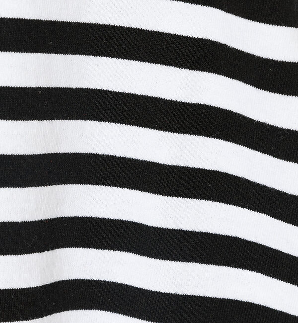 Rouge vif「【BARBARIAN/バーバリアン】ヘンリーネック ボーダーＴ / 半袖 / プ」|Tシャツ・カットソー|