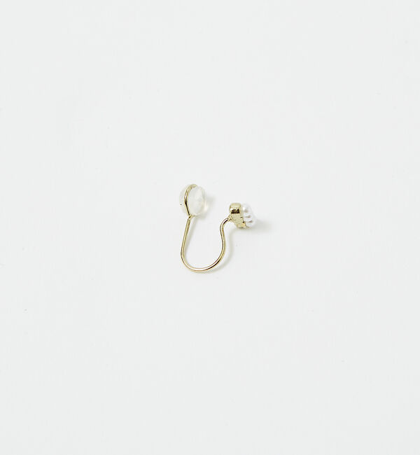 Rouge vif「【sauvage peau】パールピアス＆イヤカフ 3Pセット」|ピアス|