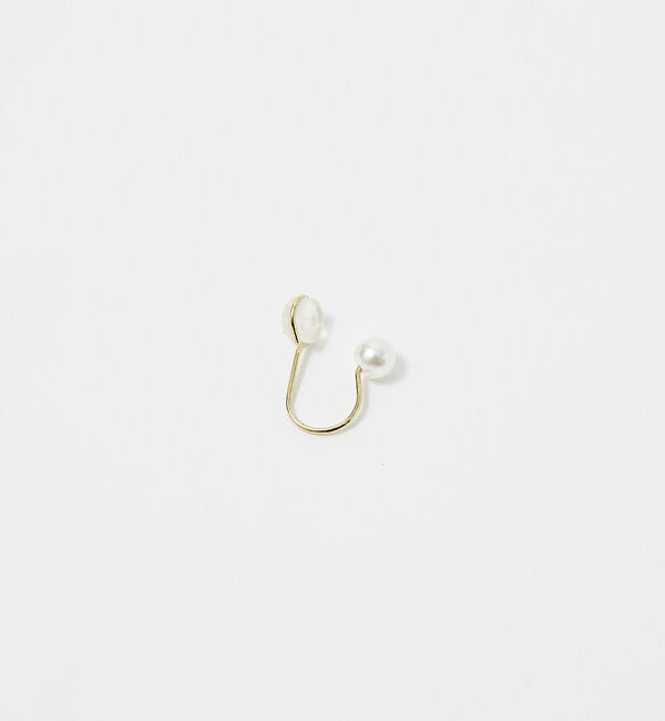 Rouge vif「【sauvage peau】パールピアス＆イヤカフ 3Pセット」|ピアス|