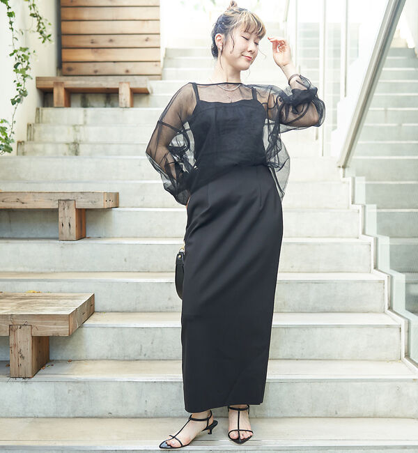 Rouge vif「2WAYチュールシアーブラウス」|シャツ・ブラウス|