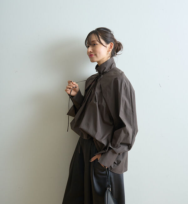 Rouge vif「ハイネックリボンブラウス」|シャツ・ブラウス|