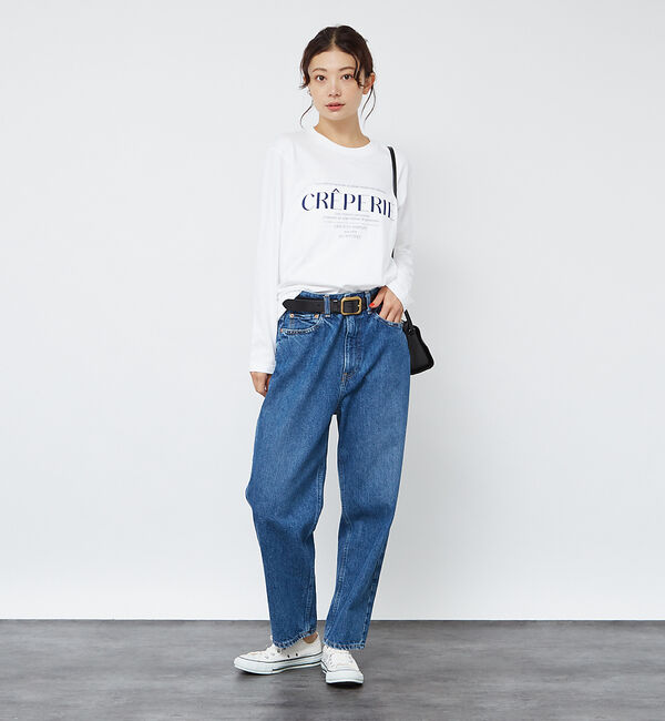 Rouge vif「シンプルロゴプリントロンT」|Tシャツ・カットソー|