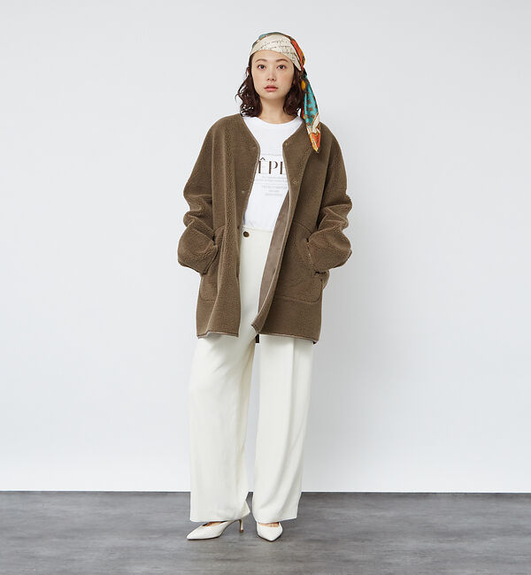 Rouge vif「シンプルロゴプリントロンT」|Tシャツ・カットソー|