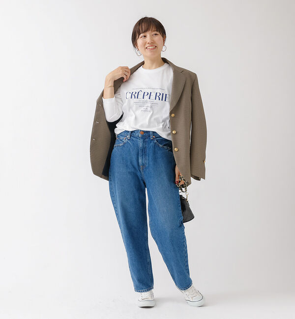 Rouge vif「シンプルロゴプリントロンT」|Tシャツ・カットソー|