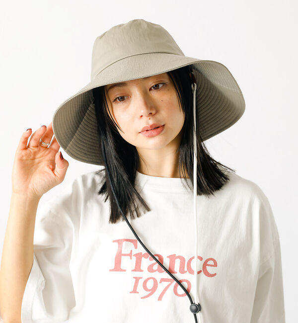 Rouge vif「【Ruben/ルーベン】ラスターワイドブリムハット（顎紐付き）【WEB限定】」|その他|