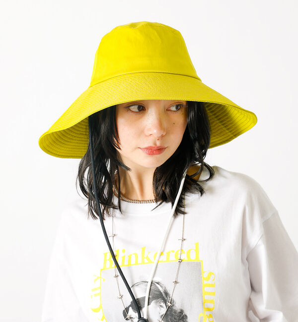 Rouge vif「【Ruben/ルーベン】ラスターワイドブリムハット（顎紐付き）【WEB限定】」|その他|