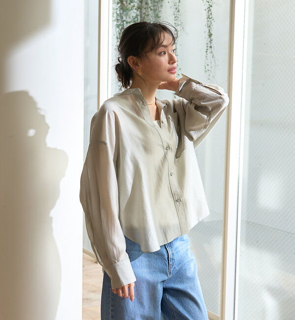 Rouge vif「スクエアネックリブタンクトップ」|ニット・セーター|