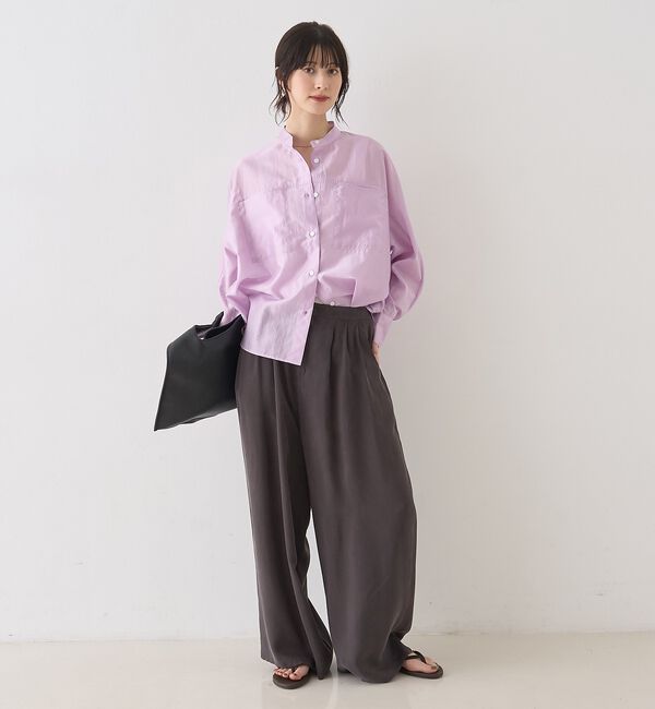 Rouge vif「【セットアップ対応】【新色登場】キュプラフィブリル ワイドパンツ」|その他|