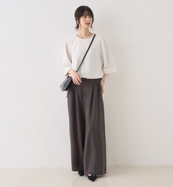 Rouge vif「【セットアップ対応】【新色登場】キュプラフィブリル ワイドパンツ」|その他|