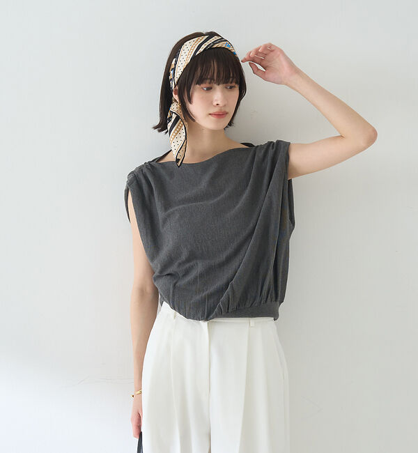 Rouge vif「ドレープニットプルオーバー」|ニット・セーター|