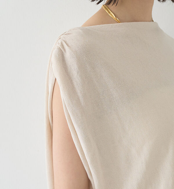 Rouge vif「ドレープニットプルオーバー」|ニット・セーター|