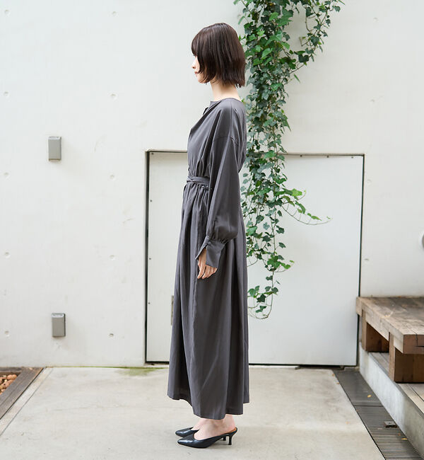 Rouge vif「ヴィンテージキュプラウエストマークワンピース」|ワンピース|