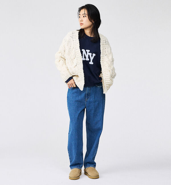 Rouge vif「【IRONING / アイロニング】ケーブルニットカーディガン/cable ro」|ニット・セーター|