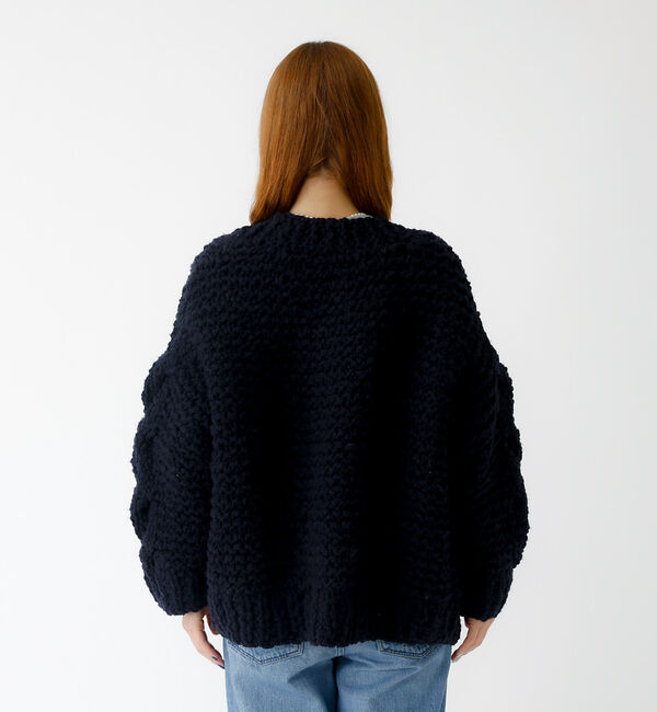 Rouge vif「【IRONING / アイロニング】ケーブルニットカーディガン/cable ro」|ニット・セーター|