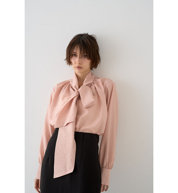 Rouge vif「【一部店舗限定】袖ボリュームボウタイブラウス」|シャツ・ブラウス|