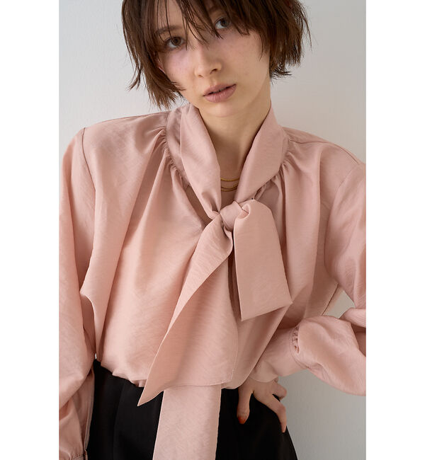 Rouge vif「【一部店舗限定】袖ボリュームボウタイブラウス」|シャツ・ブラウス|