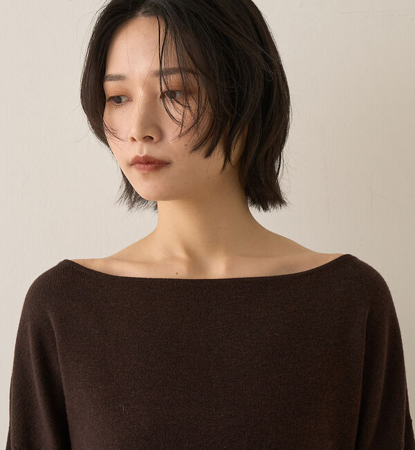 Rouge vif「【セットアップ対応】フレアドルマンニットプルオーバー」|ニット・セーター|