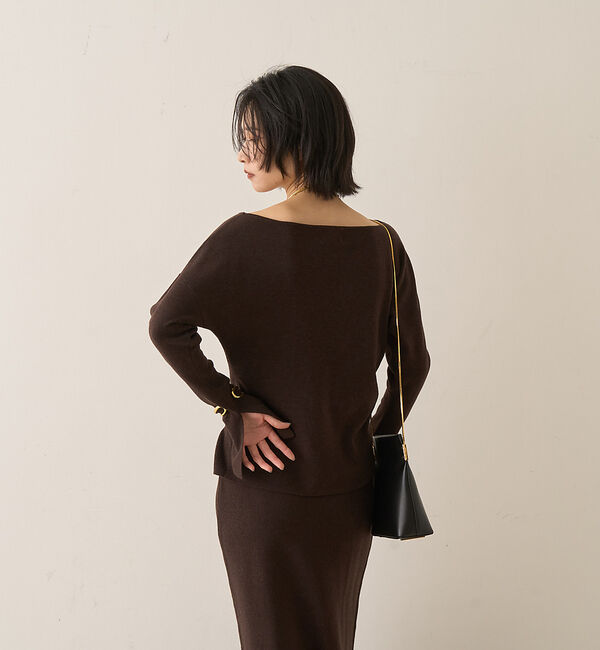 Rouge vif「【セットアップ対応】フレアドルマンニットプルオーバー」|ニット・セーター|