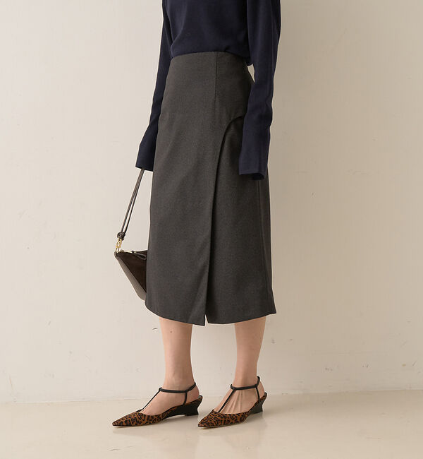 Rouge vif「ウールライクデザインスカート」|スカート|
