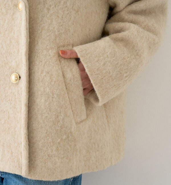 Rouge vif「【追加4】【一部店舗限定】ラメシャギースライバーPコート/ピーコート」|ピーコート|