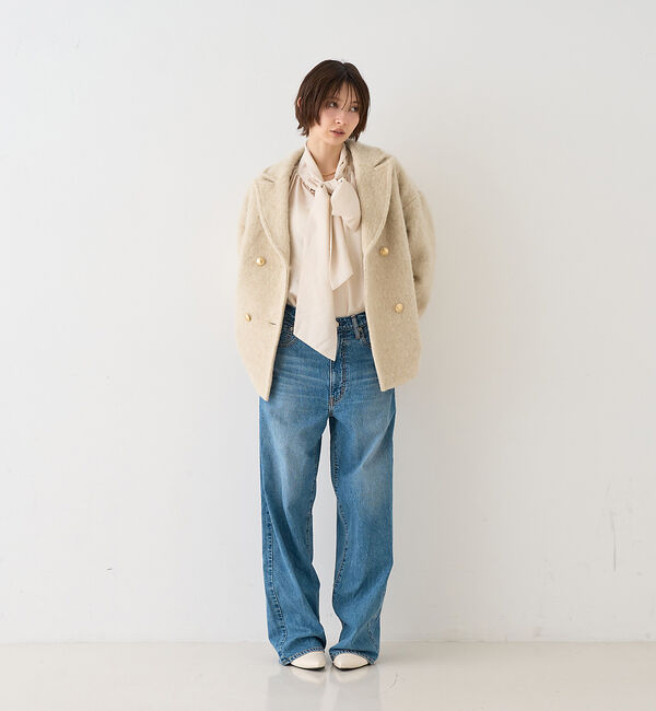 Rouge vif「【追加4】【一部店舗限定】ラメシャギースライバーPコート/ピーコート」|ピーコート|