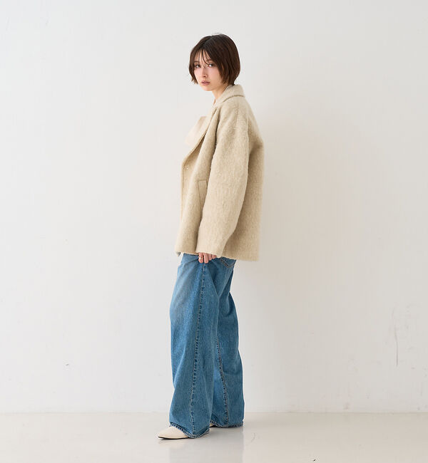 Rouge vif「【追加4】【一部店舗限定】ラメシャギースライバーPコート/ピーコート」|ピーコート|