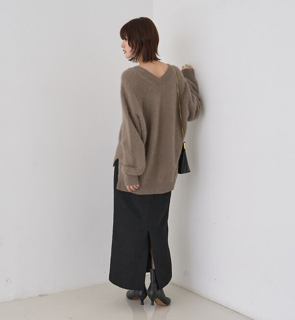 Rouge vif「【セットアップ対応】ポリウーリングカルセタイトスカート」|スカート|