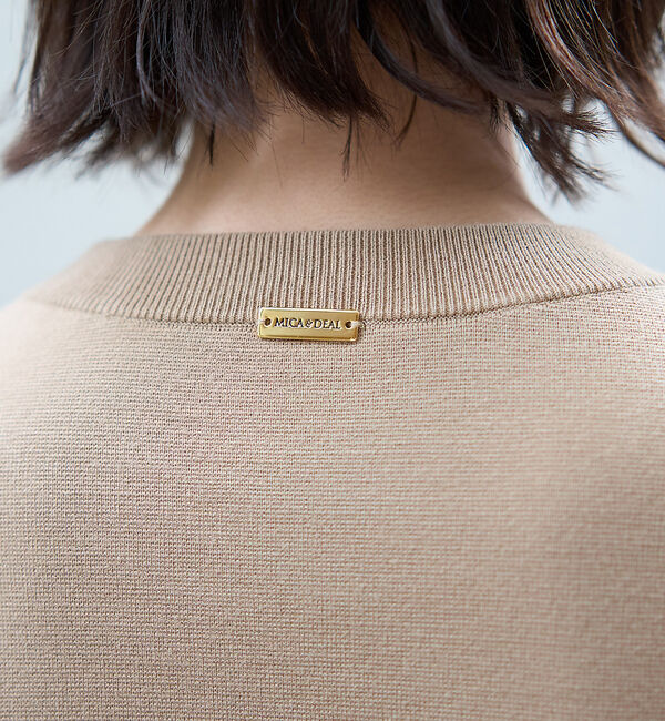 Rouge vif「【AMERICANA&times;MICA＆DEAL/ アメリカーナ&times;マイカ】ロゴニット」|ニット・セーター|