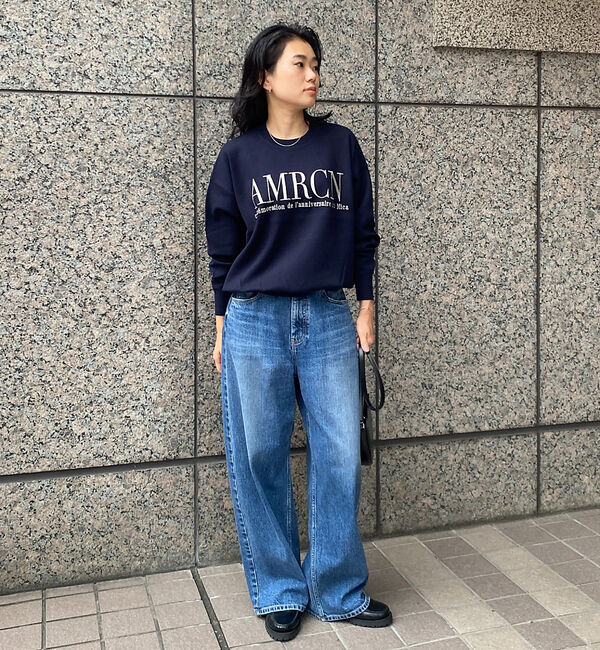 Rouge vif「【AMERICANA&times;MICA＆DEAL/ アメリカーナ&times;マイカ】ロゴニット」|ニット・セーター|