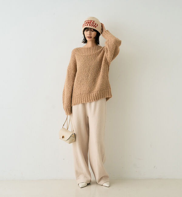 Rouge vif「ウール起毛ジャージーカーブパンツ」|その他|