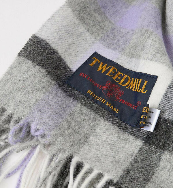 Rouge vif「【定番人気】【2025AW新作】【TWEEDMILL/ツイードミル】大判ストール」|マフラー|