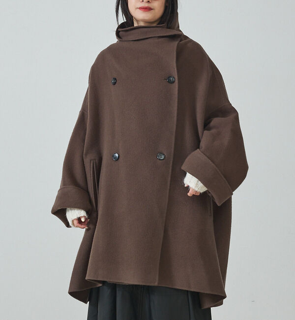 Rouge vif「【2サイズ展開】ウール混変形リバーコート」|その他|