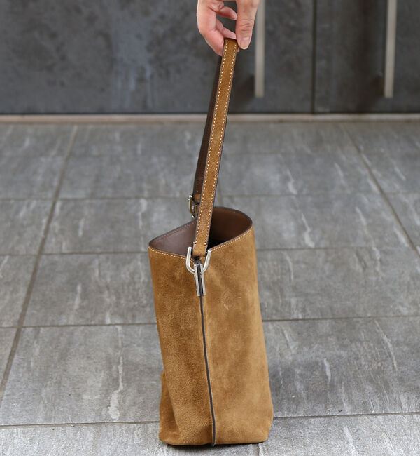 Rouge vif「【ORSETTO/オルセット】RACOOLTOスウェードレザーショルダーバッグ」|ショルダー・メッセンジャー|