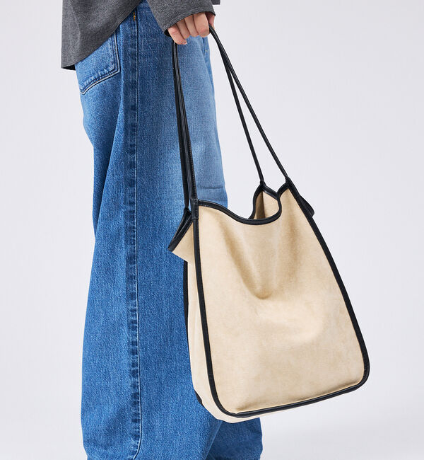 Rouge vif「【IOMMI/イオミ】フェイクスエード トートバッグ 巾着付き」|トートバッグ|