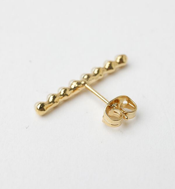 Rouge vif「【Caline Paris/カリーヌパリ 】vintage 8連パールピアス/両」|ピアス|