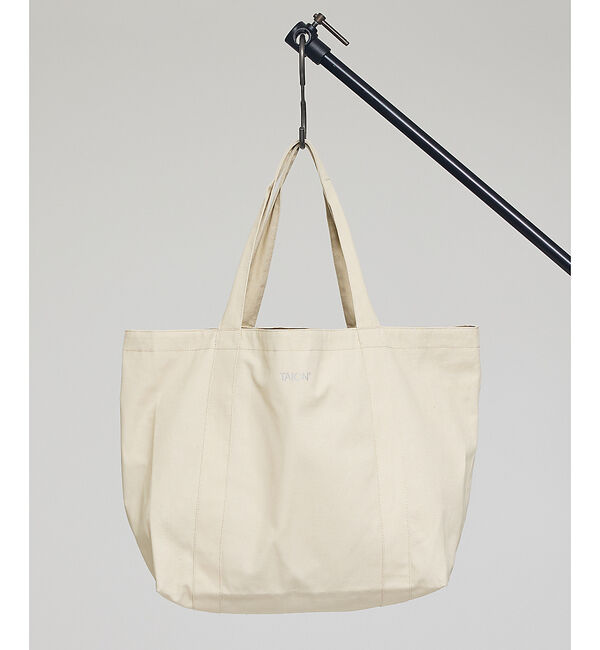 Rouge vif「【TAION /タイオン】TOTE BAG-L/トートバッグL/リバーシブル【W」|トートバッグ|ベージュ